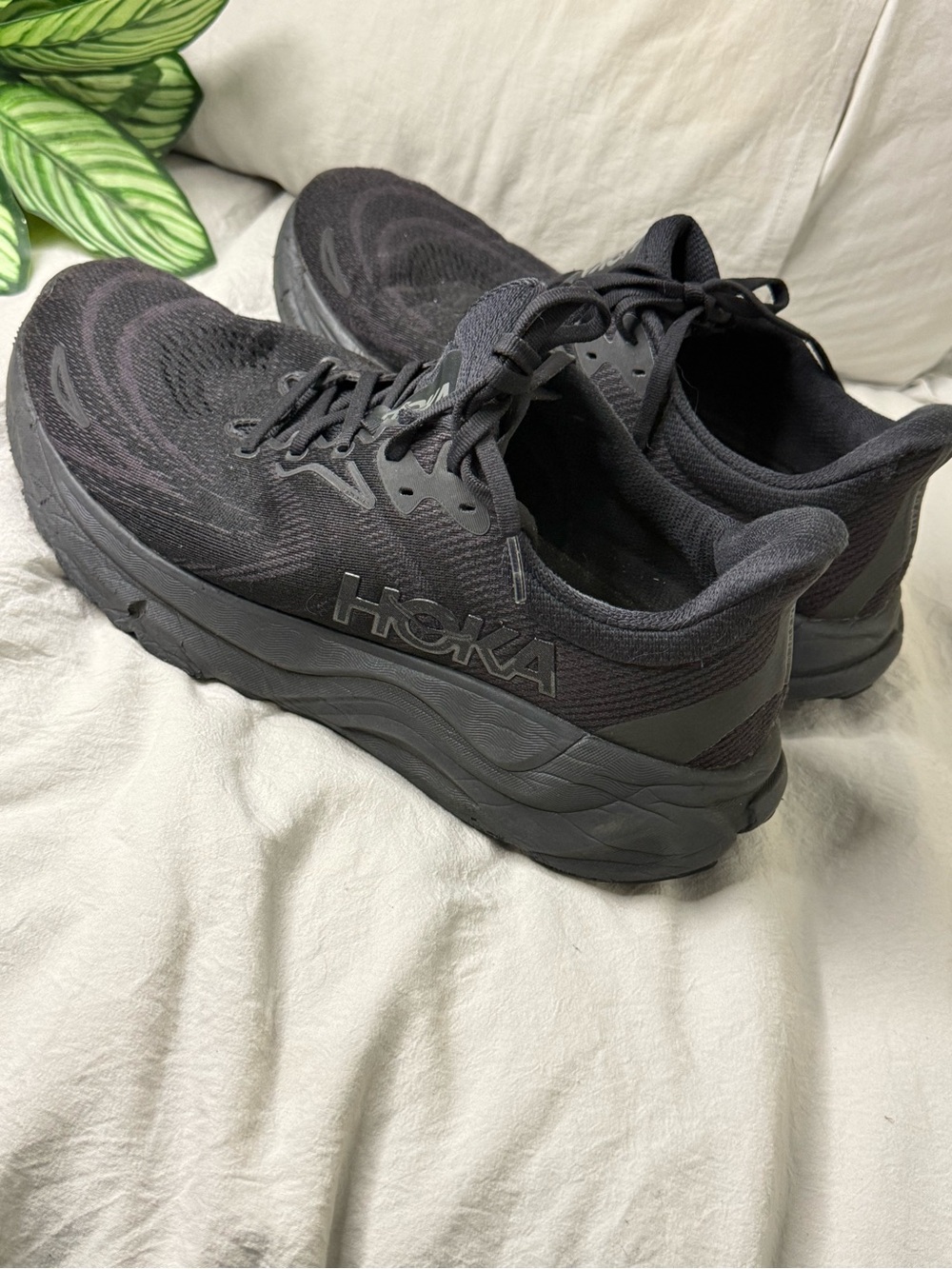 Hoka One One ARAHI  8 black & gray running shoes #running #athletic men’s size11